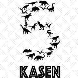 kasen svg, dinosaur kasen gift, trending svg, children'