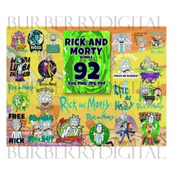 92 files rick and morty bundle svg, trending svg, rick and morty, rick and morty bundle, rick svg, morty svg, free rick,