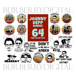 64 files johnny deep bundle svg, trending svg, johnny deep svg, famous person, captain svg, were you there, johnny deep