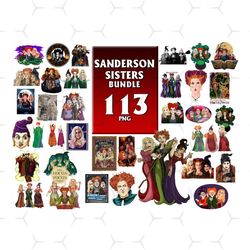 113 files sanderson sister bundle png, halloween bundle png, halloween png, hocus pocus png, sanderson sister, hocus poc