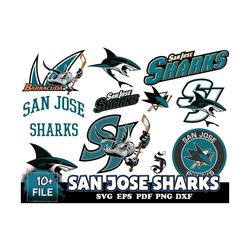 10 file san jose sharks svg bundle