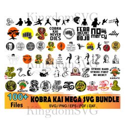 100 kobra kai mega bundle svg, kobra kai svg, karate svg