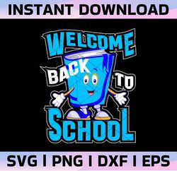 welcome back to school svg, 1st day of school, retro wavy back to school png, teacher shirt, student shirt, svg files