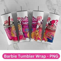 3d inflated barbiiie tumbler wrap, 3d barbie tumbler wrap, barbie sublimation design, barbie design, 3d tumbler wrap