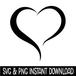 open heart 10 instant downloads in black,digital download