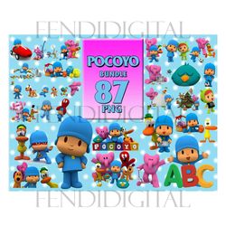 87 files pocoyo bundle png, cartoon png, pocoyo png, pocoyo bundle, pocoyo design, elly the elephant, pato the duck, nin