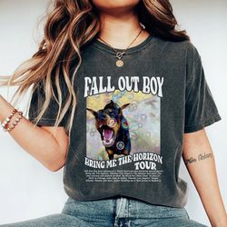 fall out boy shirt, fall out boy bootleg shirt, fall out boy tour