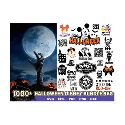 1000 halloween bundle svg, disney halloween svg