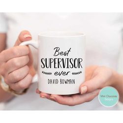 best supervisor ever - gift for supervisor, gift for boss, custom gift for supervisor, supervisor retirement gift, boss