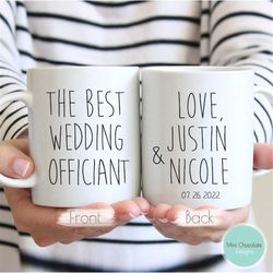 the best wedding officiant - personalized wedding officiant gift, officiant thank you gift, wedding officiant gift, best