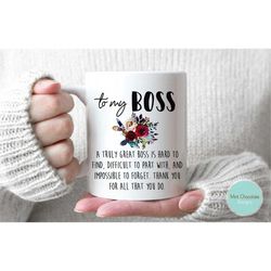 to my boss - gift for boss, best boss mug, funny boss gifts, boss office mug, employer coffee mug, boss present, funny b