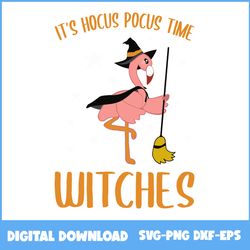 Flamingo Witches Svg, Flamingo Svg, Flamingo Halloween Svg, Witch Svg, Halloween Svg, Png Eps Dxf File