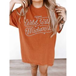 wild wild midwest tee | vintage retro inspired shirt | trendy hippie graphic tee | boho graphic tee