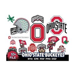 10 file ohio state buckeyes svg bundle