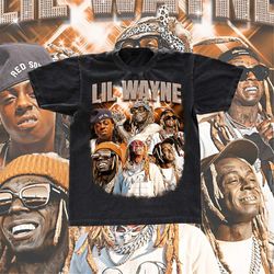 Lil Wayne vintage Tee, Bootleg design png, 90s rap T Shirt, Printable Rap Tee Shirt Design, Instant Download and Ready T