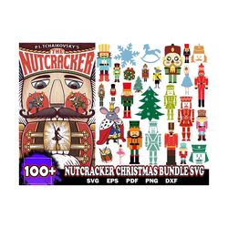 100 nutcracker christmas bundle svg, christmas svg, christmas svg, christmas clipart, instant digital download