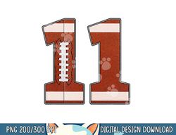 11th birthday football 11 year old boys kids retro png, sublimation copy