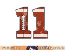 11th birthday football 11 year old boys kids retro png, sublimation copy