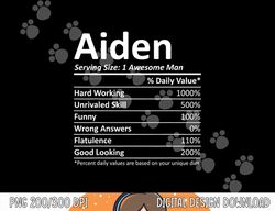 aiden nutrition funny birthday personalized name gift idea  png,sublimation copy