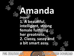 amanda definition personalized name funny christmas gift  png,sublimation copy