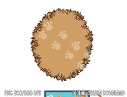 animal fur belly halloween costume for monkey, bear or dog png, sublimation copy