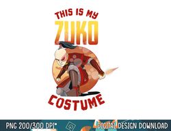 avatar the last airbender halloween this is my zuko costume png, sublimation copy
