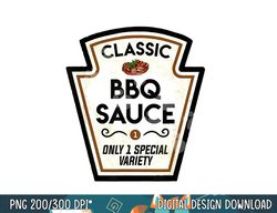 barbecue bbq sauce bottle label halloween matching costume png, sublimation copy