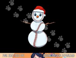 baseball snowman baseball balls christmas  png,sublimation copy