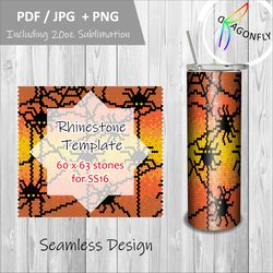 halloween tumbler template custom bling tumbler for ss16/4mm rhinestone tumbler template  - 169