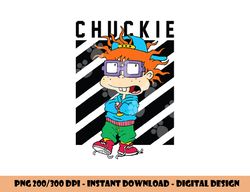 black taping cool chuckie with baseball hat png, sublimation copy