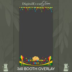 360 overlay festa junina 360 photobooth festa junina videobooth custom filter overlay 360 selfie booth template summer