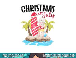 christmas in july funny santa summer vacation graphic  png,sublimation copy