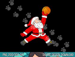 christmas santa claus basketball funny boys kids pajama xmas  png,sublimation copy