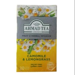 ahmad tea chamomile & lemongrass 20 foil tea bags