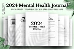 2024 mental health journal kdp interior