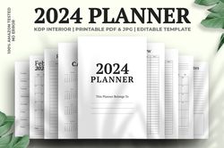 2024 planner kdp interior