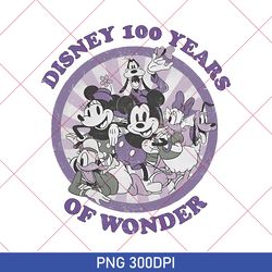 vintage mickey & co 100 years of wonder png, mickey and friends png, disneyland png, disney family trip matching png