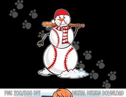 baseball snowman balls snow christmas xmas gifts men women png, sublimation copy