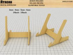 dish frame plate holder / easel svg files / plate display stand plywood / book photo stand laser cut cnc file 249