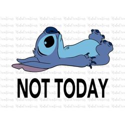 Funny Not Today Svg, Funny Dog Svg, Cartoon Svg, Png Files For Cricut Sublimation