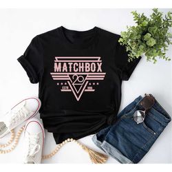 matchbox twenty logo graphic shirt, mb20 band shirt, matchbox 20 slow dream tour shirt, matchbox twenty retro tee, match