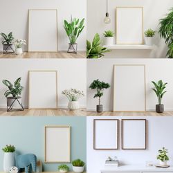 110 frame mockups wall art bundle gallery wall mockups vertical frame mockups wall art template photo template jpg