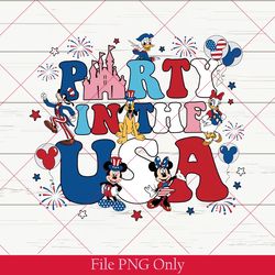 cute disney 4th of july mickey minnie png, patriotic mouse png, retro disney couple png, disney independence day png