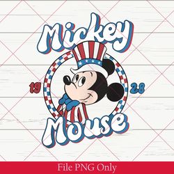 vintage mickey and friends 4th of july png, disney independence day png, disney patriotic png, disney family trip 300dpi