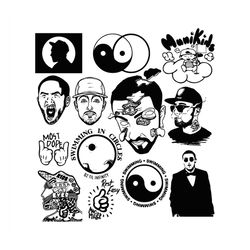 mac miller vector bundle, mac miller svg, mac miller silhouette, rapper vector,mac miller png, svg, mac miller gifts, ma