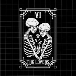 the lovers tarot card svg, skeletons halloween svg, skeletons lovers svg, lovers halloween svg, skeletons halloween svg