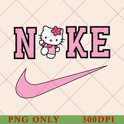 hello kitty nike png, just do it later hello kitty logo nike, nike matching, sport kitty png, disney kitty png 300dpi