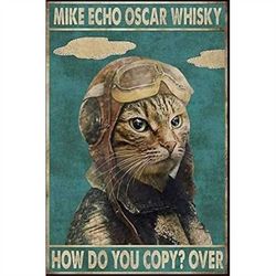 paint by numbers kits mike echo oscar whisky how do you copy over cat canvas poster print wall art decor gift