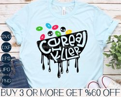 cereal killer svg, funny kids halloween svg, boy halloween shirt svg, fall svg, png, svg files for cricut, sublimation d