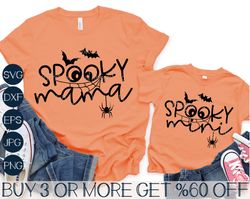 halloween mama and mini svg, spooky svg, funny halloween matching svg, mommy and me svg, svg files for cricut, sublimati